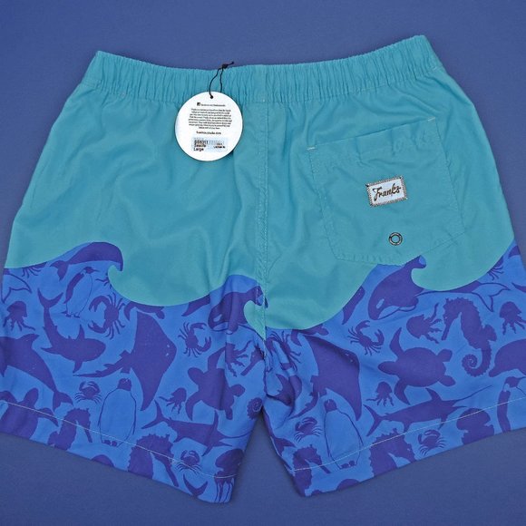 Franks Wave Sealife Swim Trunks (Runs small)